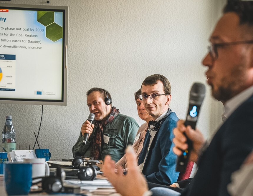 Referenten im Gespräch