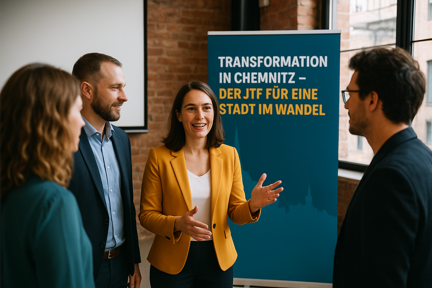 Personen im Dialog