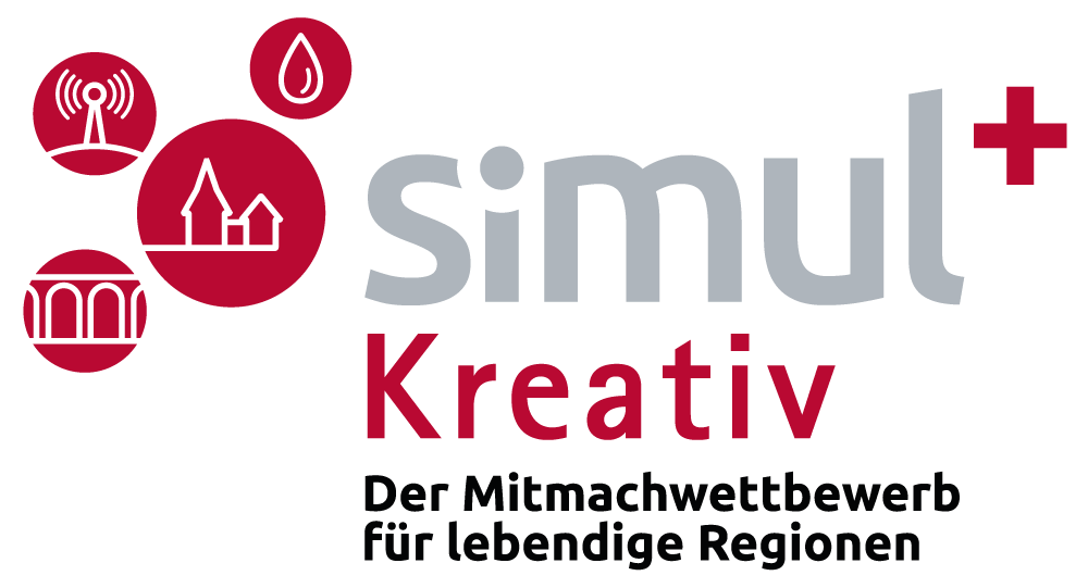 Zu sehen ist das Logo von Simul plus kreativ Mitmachfonds